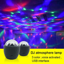 Sound Control LED Magic Ball Lamps Bar Xmas Halloween Crystal Stage USB Light