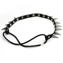 Hot Multifunctional Cool Punk Stud Rivet Spike Collar Necklace Bracelet Headband