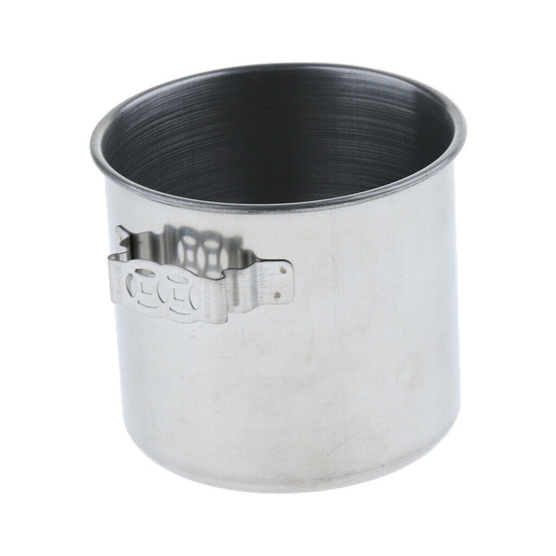 Stainless Steel Food Water Cup Feeder Feeding Dish For Parrot Bird Parakeet