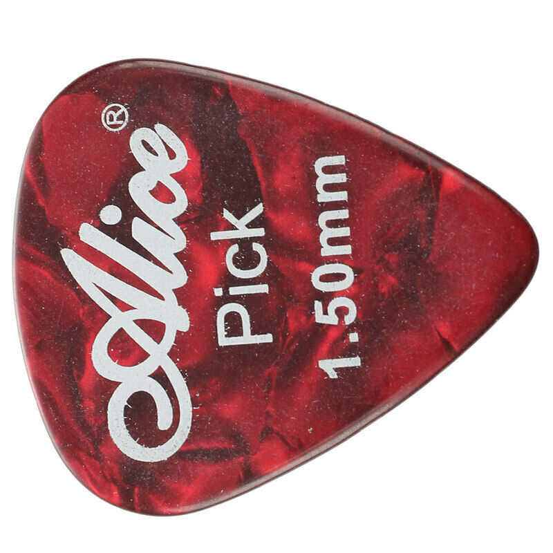 Alice 20x 1.5mm Smooth Colorful Celluloid Guitar Picks Plectrum