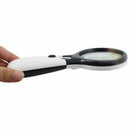 Hot 10X 20X 3 LED Lighting Handheld Magnifier Magnifying Lens Glass Jewelry LJ