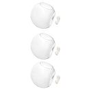 3x Wall Mounted Clear Glass Terrariums / Air Plant Globes / Hanging Candle