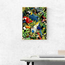 5D DIY Full Drill Diamond Painting Color Parrots Cross Stitch Embroidery