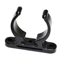Black 38MM Nylon Boat Hook Kayak Paddle Holder Split Clip Paddle Rod Keeper