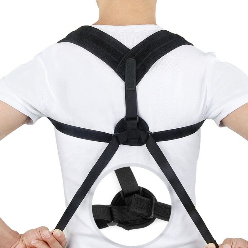 Posture Corrector Clavicle Support Brace for Women & Men Resistance Band Fix x 1