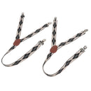 1Pair Shirt Stays Garters Y Shape Military Holder Non-slip Clamps Leg Suspender-