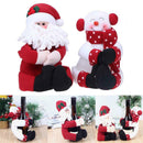 Christmas Santa Snowman Wine Bottle Cover Xmas Table Decor Party Supplies