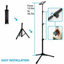 For iPad and Tablet Tripod Stand, Universal Adjustable 360 Rotating Tripod