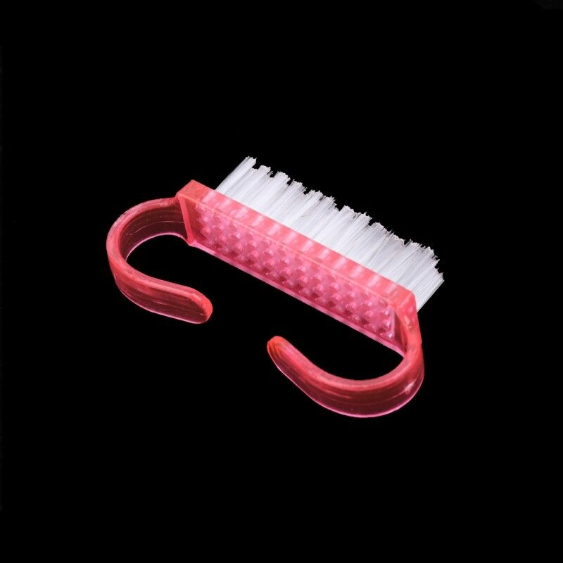 10Pcs Handle Nail Brushes Fingernail Cleaning Manicure Tools Accessories Plastic