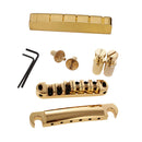 1 Set Roller Saddle Bridge +6 Strings Slotted Nut for LP Electric Guitar