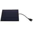 High Quality 4 Inch Cooling Ventilation Fan USB Solar Powered Panel Iron Fa