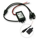 1 for 2 USB Female Micro 12/24V to 5V DC-DC Vehicle Power Supply Buck Converter