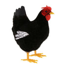 Foam Flocking Artificial Animals Standing Chicks and Hens Ornament Outdoor