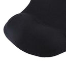 Silicone Wrist Rest Support Mouse Pad PU Anti-slip Hand Pillow(Black)