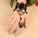 Hot Black Women Gothic Lace Bracelet Bangle Retro Jewelry Women Prom HF BX