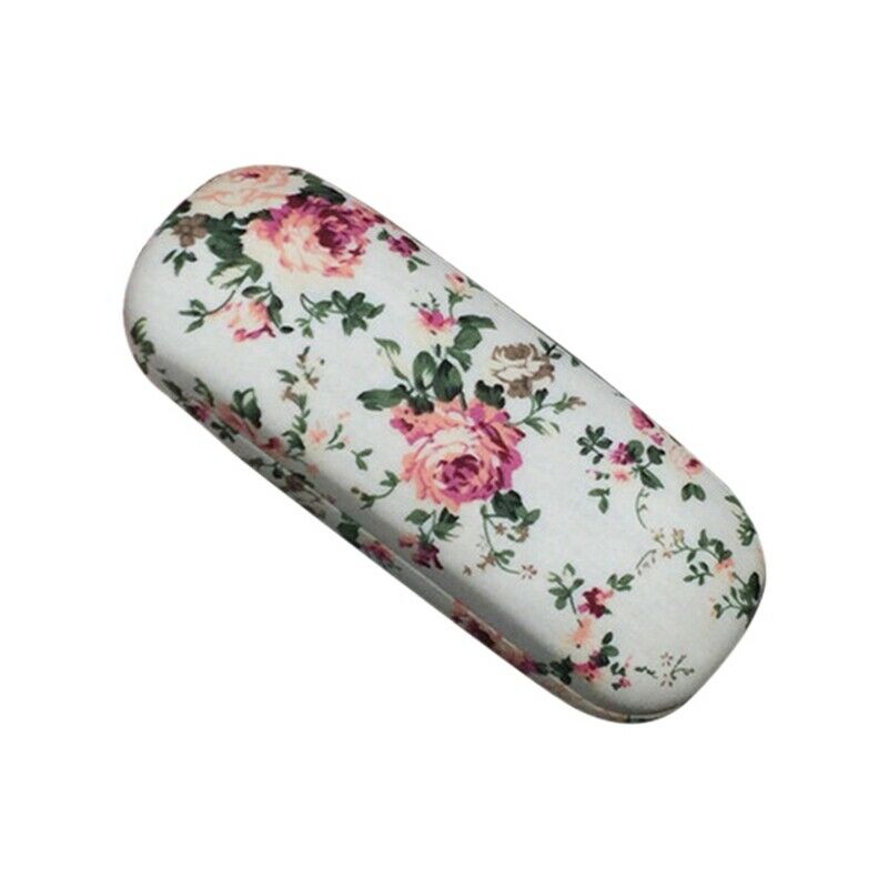 New Eyeglasses Hard Case For Glasses Women Optical Cases Floral Print Eyewe P5F9