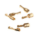 50 Pieces Of 6.3mm Female Connector Connects With Cables