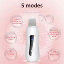 Electric Ultrasonic Face Spatula Machine Shovel Skin Scrubber Galvanic Pore