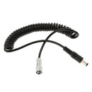 DC2.5 Power Cable Coiled Design 35mm-60cm for Blackmagic Pocket Cinema Camera 4K
