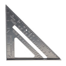 7'' Aluminium Alloy Right Angle Triangle Ruler for Industrial Measurement