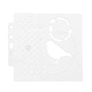 Flower Spray Mold DIY Scrapbook Stencils Cake Coffee Decor Kitchen Bakery