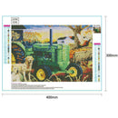5D DIY Full Drill Diamond Painting Tractor Dog Cross Stitch Embroidery Kit