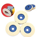 100mm wool polishing wheel buffing pads angle grinder wheel felt polishing d BX