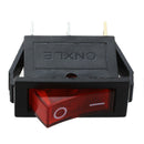 5pcs AC 250V/15A 3 Pins On-off Type SPST Boat Rocker Switch for Car