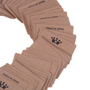 100x kraft paper earring hanging card jewelry display ear studs holder packageJR