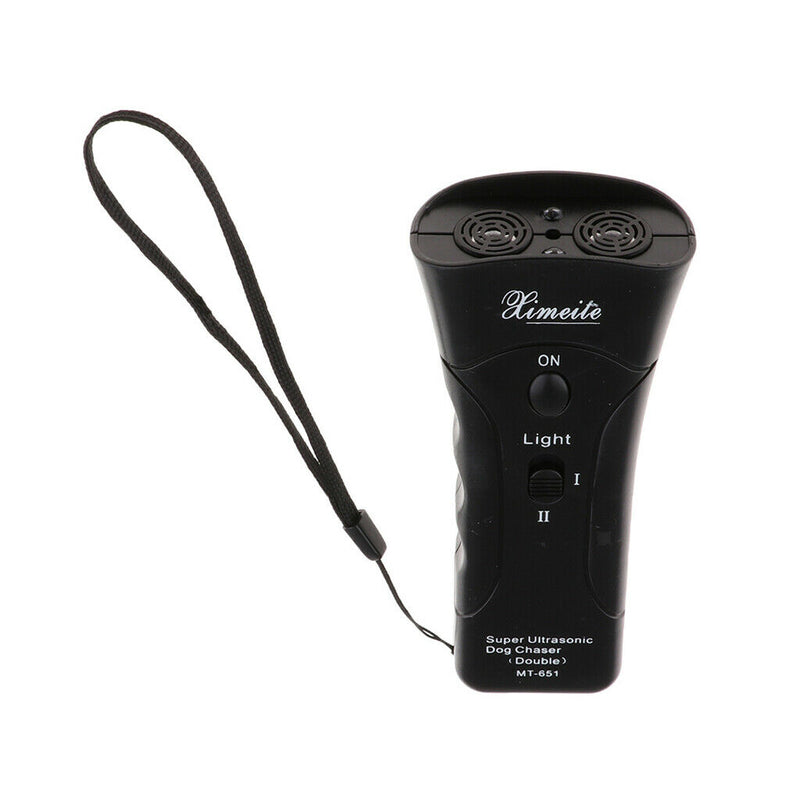 LED Ultrasonic Dog Repeller Handheld Dog Trainer Device Anti-Barking Dog