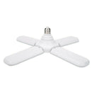 E27 LED Bulb Foldable 4 Fan Blade Lights 60W LED Lamp Super Bright White 65 A9W9