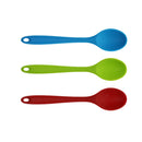 3 Colors Dinner Table Soup Spoon Silicone Tablespoon Flatware