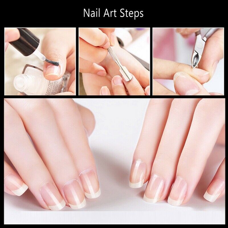 Nail Cuticle Pusher Tweezer Cutter Nipper Clipper Dead Skin Remover Manicur P4A2