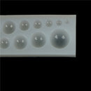 1pc Silicone half round Pendants Mould Jewelry Making Mold Jewelry diy toolsJFLJ