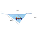 Pet Cat Dog Happy Birthday Headwear Hat Saliva Towel Party Costume (Blue) A