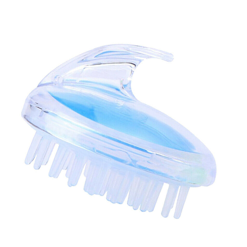 Durable Plastic Handle Silicone Shower Shampoo Body Wash Dandruff Brush Hair