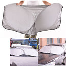 Car Collapsible Sunshade Shield Visor Front Rear Window Curtain Large Visor Ew