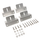 8 x Aluminum RV Boat Roof Solar Panel Mounting Z Type Brackets with 12 Bolts