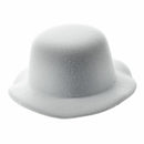 Women's Mini Hat Fascinator Burlesque hairpin Mode white I8H5