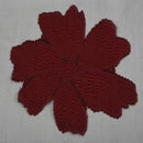 Fashion Elegant Women Flower yarn Long Scarf Soft Shawl Gift Wine Red J2N5