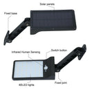 48 LED Solar Light PIR Motion Sensor Wall Lamp Waterproof for Outdoor Yard