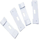 12Pack Vertical Blind Vane Saver Curved Metal Repair Clips Tabs Accessories