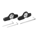 2x Offroad LED Light Bar Mounting Brackets Hood Work Light Clamp Stand Holder