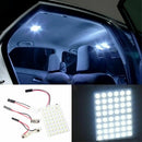 48SMD 3528 LED Lamp Panel BA9S T10 Festoon Car Interior Dome White Led Ligh G0B4