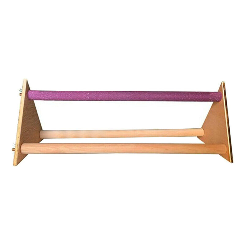 2pcs Wooden Birds Chicken Perch Chicken Rooster Large Birds Parakeet Conure