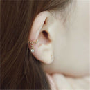 Attractive Ear Cuff Wrap Rhinestone Cartilage Clip On Earring Non Piercing Gift