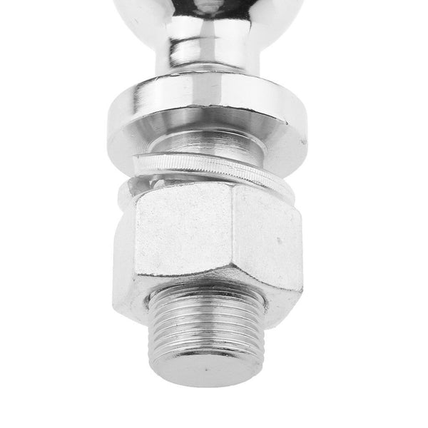 Trailer Hitch Tow Ball For Towing 2" Diameter Chrome Adjustable 6000 lbs