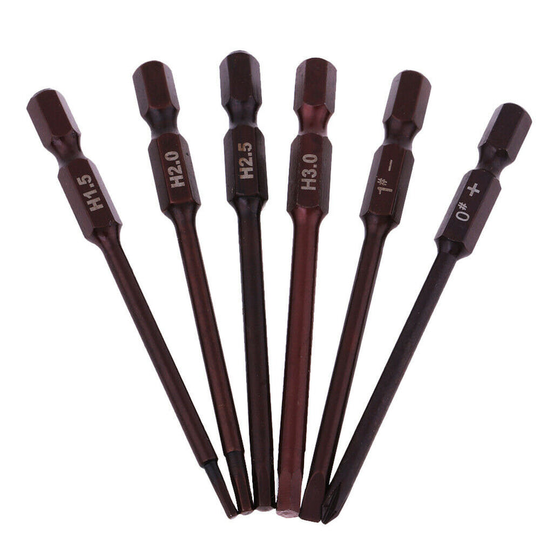 RC Drone Screwdrivers Tool Kits 1.5mm 2.0mm T6 T9 Cross Flat Head