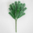 5Pcs 16 Fork Pine Needle Branch Artificial Christmas Tree Home Decor Plant Decor