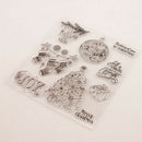Silicone Clear Stamp Transparent Rubber Stamps DIY Scrapbook Christmas gift FT